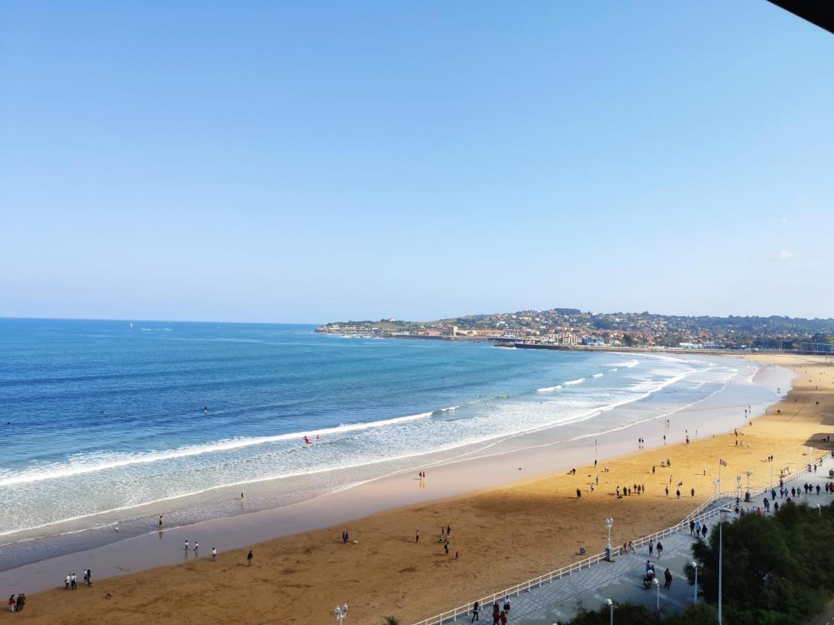 Apartamento Ezcurdia 22 Playa De San Lorenzo Primera Linea ヒホン エクステリア 写真